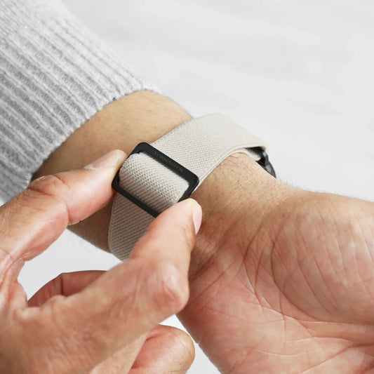 Vonmahlen Classic Nylon Loop One Size Cream Black (For Apple Watch 44 | 45 | 46 | 49Mm)