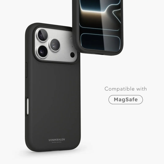 Vonmahlen Soft Silicone Case Iphone 17 Pro Max Black