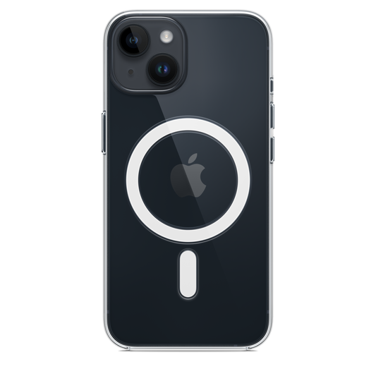 حافظة iPhone 14 الشفافة بتقنية MagSafe