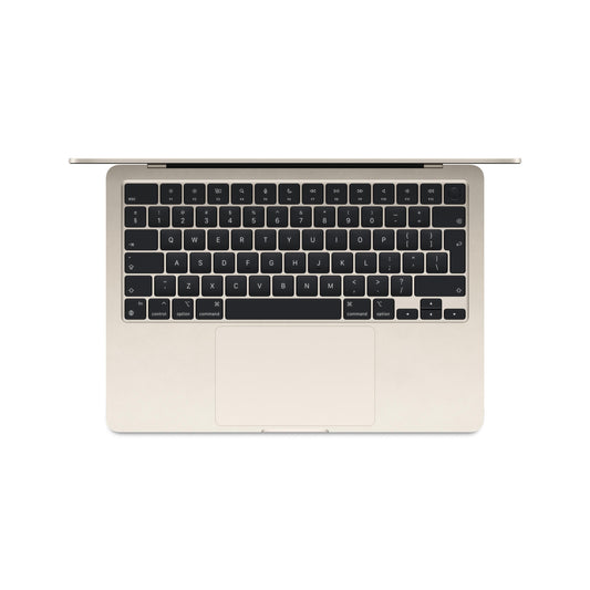 MacBook Air مقاس 13 انش: شريحة Apple M3، مع وحدة معالجة مركزية 8 نوى و 8 وحدات معالجة رسومات، 256 جيجابايت SSD - ضوء النحوم