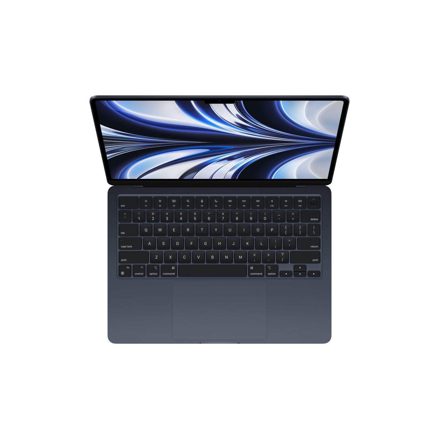 13 انش MacBook Air: شريحة Apple M2 مع وحدة المعالجة المركزية 8 نوى ووحدة معالجة الرسومات 8 نوى، 256 جيجابايت SSD - ميدنايت