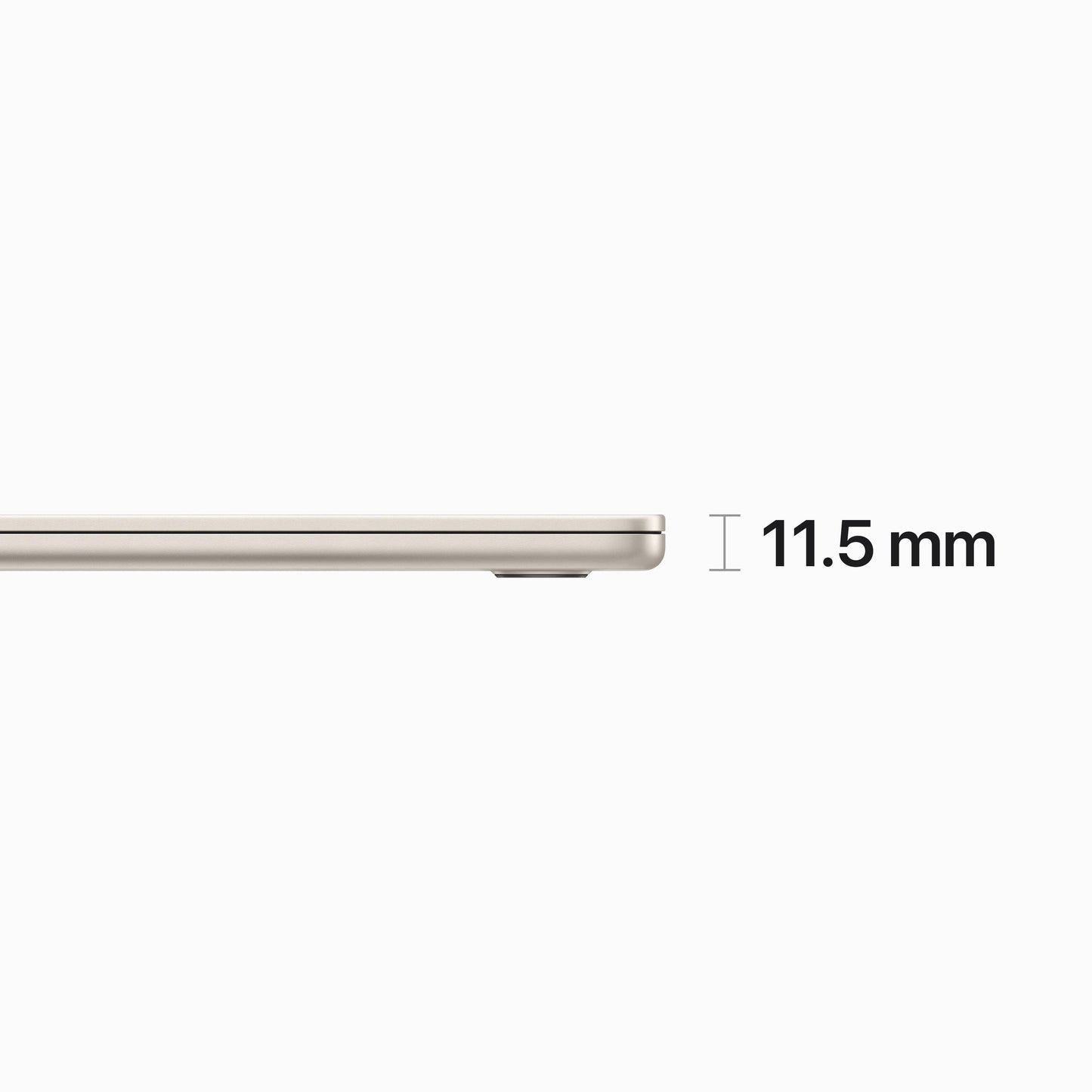 15-inch MacBook Air: Apple M2 chip with 8_core CPU and 10_core GPU, 512GB SSD - Starlight