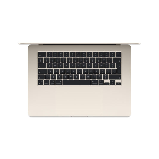 15-inch MacBook Air: Apple M3 chip with 8‑core CPU and 10‑core GPU, 512GB SSD - Starlight