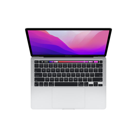 وحدة معالجة الرسومات MacBook Pro M2 10-core مقاس 13 انش، فضي 512 جيجابايت