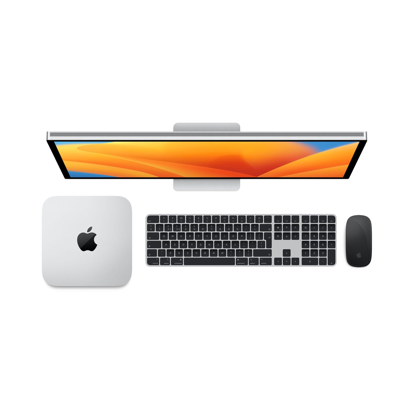 Mac mini: شريحة Apple M2 Pro مع وحدة معالجة مركزية 10 نوى و 16 وحدة معالجة رسومات أساسية، 512 جيجابايت SSD - فضي