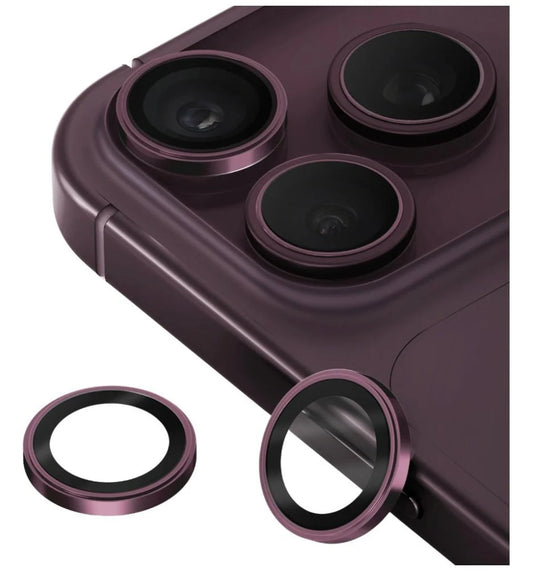 UNIQ Optix Prime Camera Lens Protector for iPhone 18 Pro / 18 Pro Max 6.3 / 6.9-inch - Burgundy Chrome