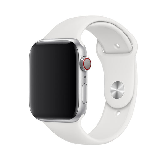 44mm White Sport Band - Regular