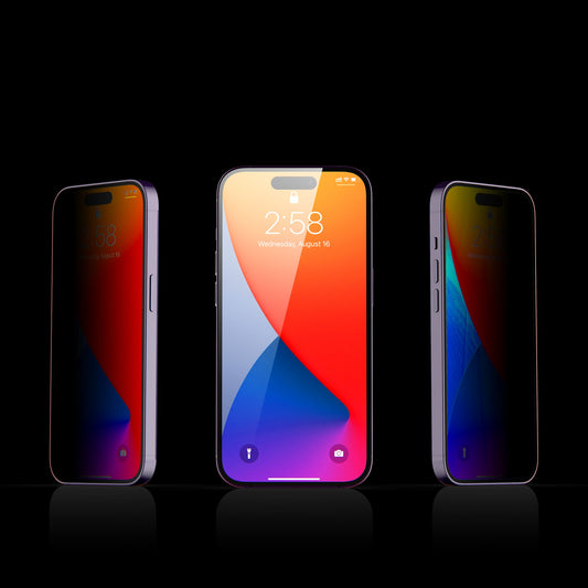 Aukey Privacy Screen Protector; iPhone 15 Plus