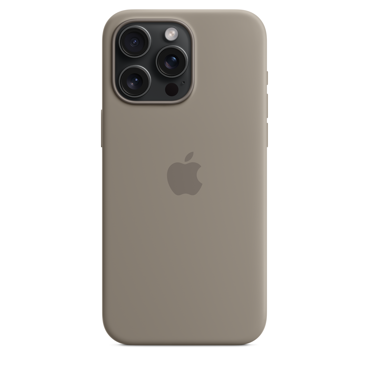 حافظة iPhone 15 Pro Max من السيليكون مع MagSafe - لون Clay