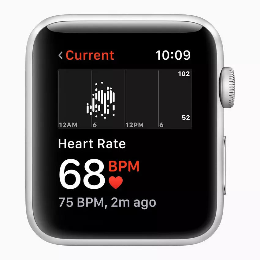 Apple Watch Series 3 42mm Space Grey Aluminium Case with Black Sport Band