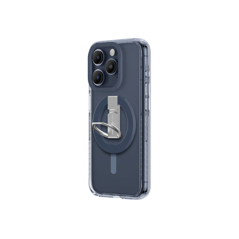 AMAZINGTHING Titan Pro Mag Grip Drop Proof Case iPhone 15 6.7in Pro Max - Dark Blue