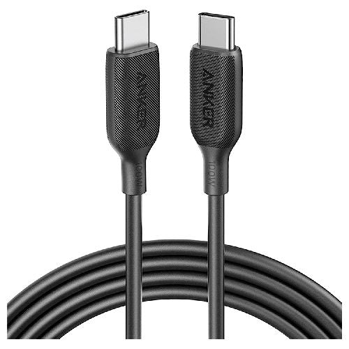 Anker Powerline III Flow 100W USB Type-C to USB Type-C Charging Cable (Black, 6Ft)