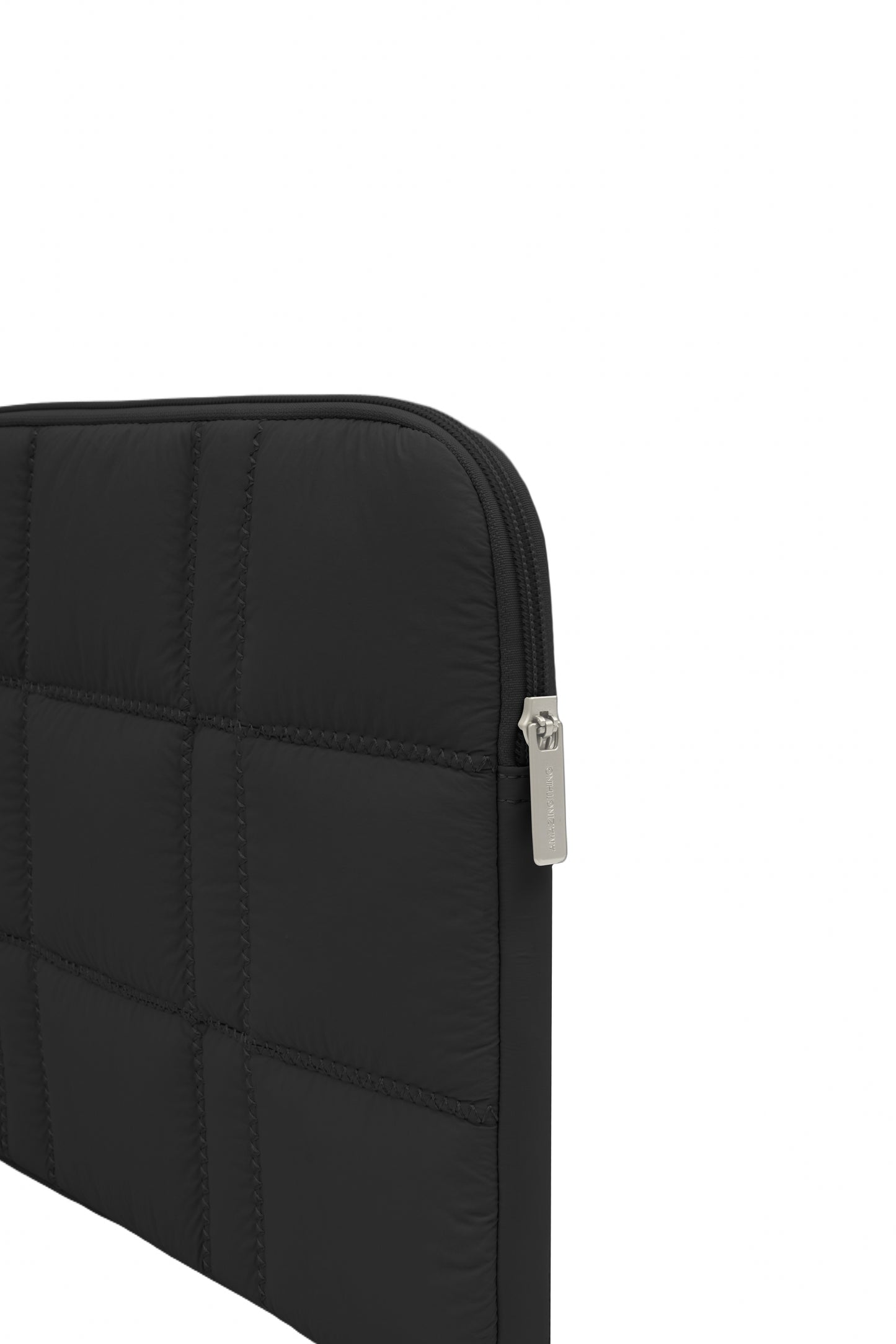 Amazingthing Glamour Puffy Pouch For Macbook Pro 13-Inch Black