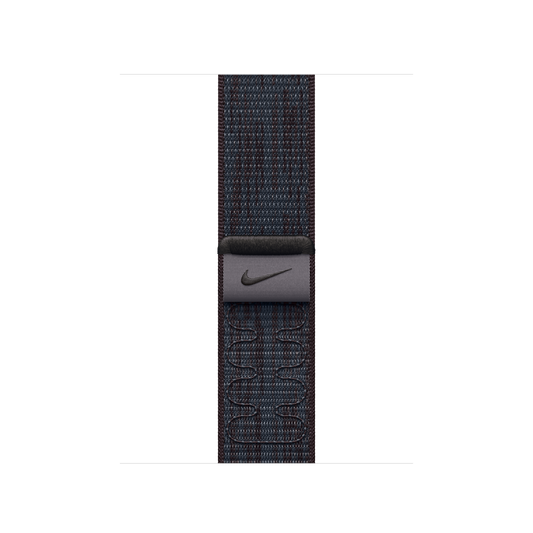 40mm Black/Blue Nike Sport Loop