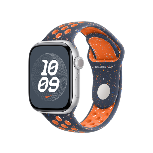 40mm Blue Flame Nike Sport Band - S/M