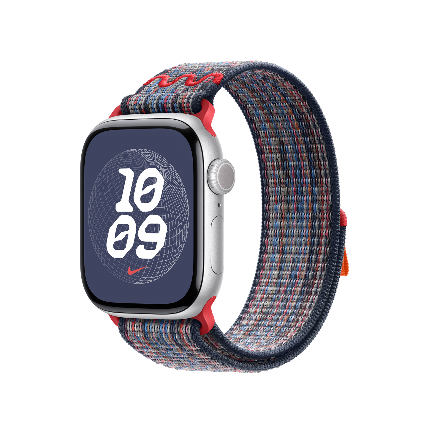 40mm Blue Red Nike Sport Loop Aleph