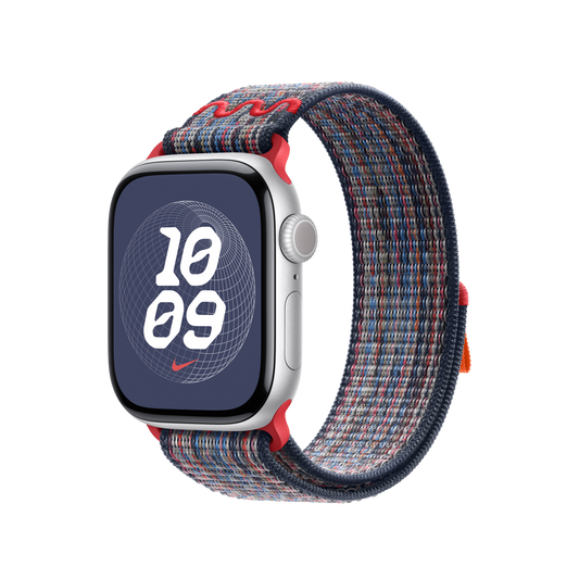 40mm Blue/Red Nike Sport Loop