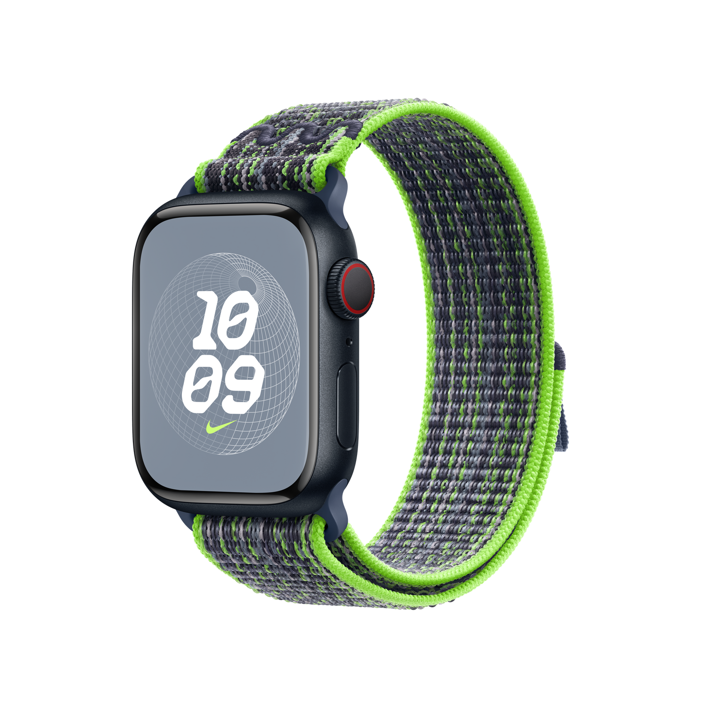 41mm Bright Green Blue Nike Sport Loop Aleph