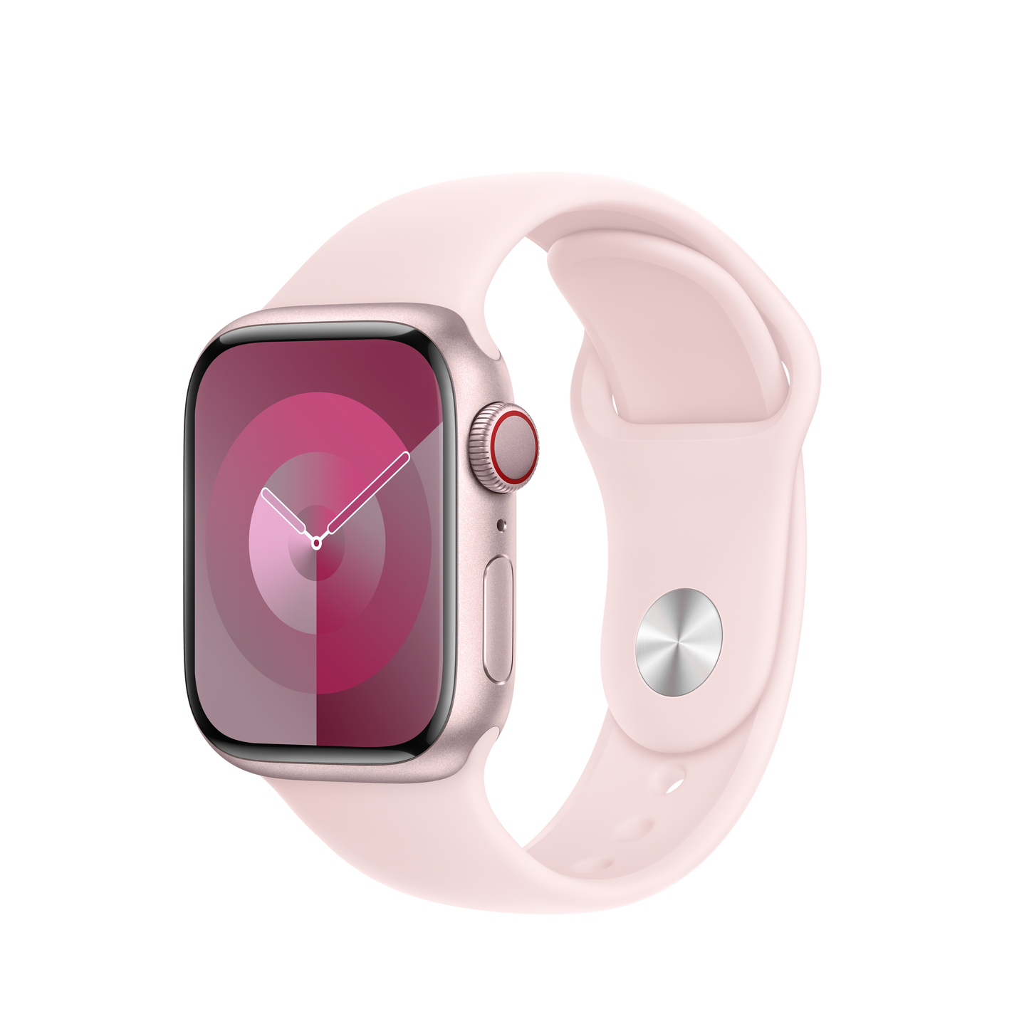 حزام رياضي Light Pink لساعة Apple Watch مقاس 41 مم - M/L