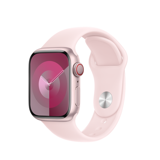 حزام رياضي Light Pink لساعة Apple Watch مقاس 41 مم - M/L