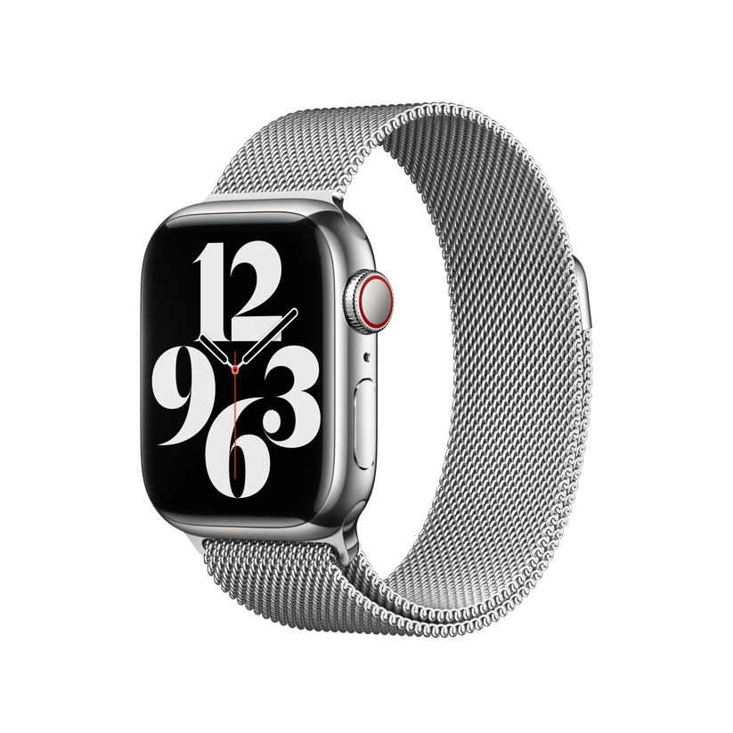 41mm Silver Milanese Loop Aleph