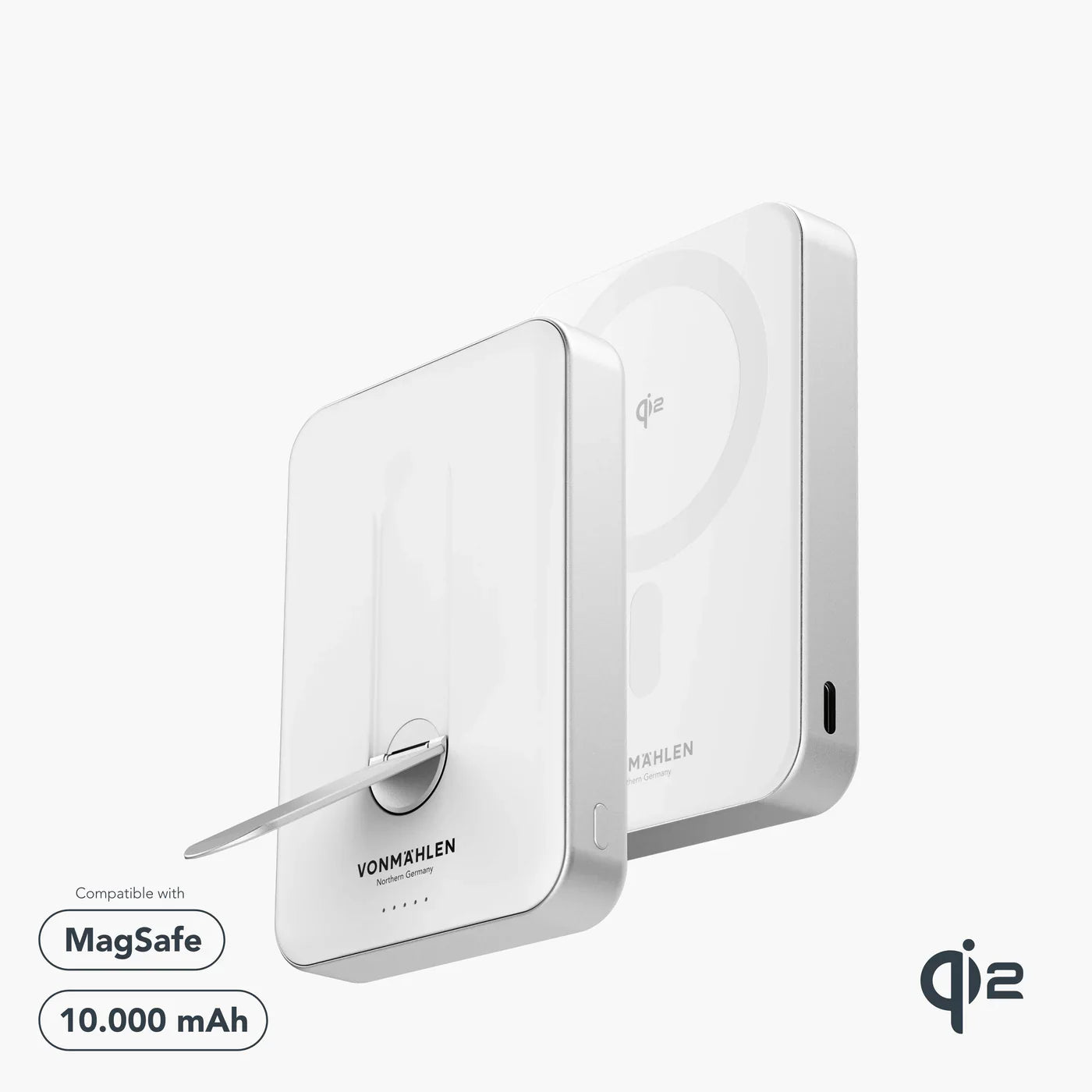 Vonmahlen Evergreen Mag 10000 Mah + Kickstand White