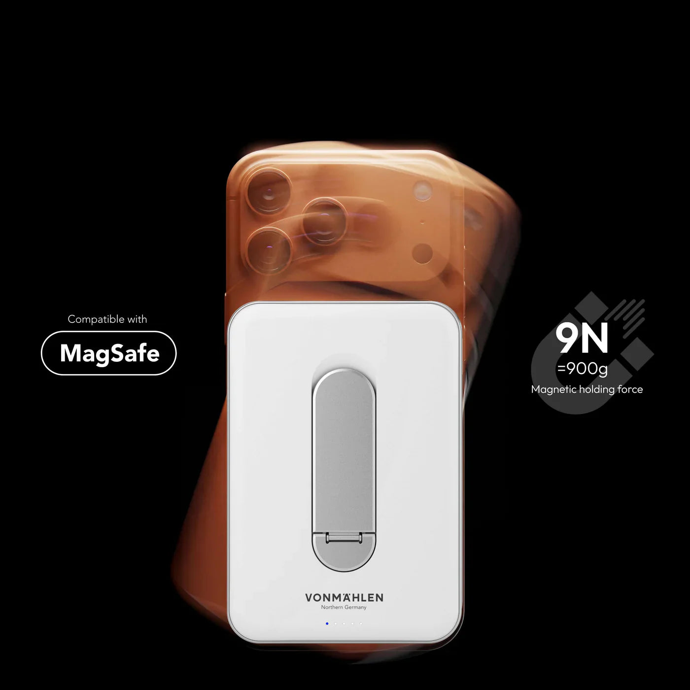 Vonmahlen Evergreen Mag 10000 Mah + Kickstand White