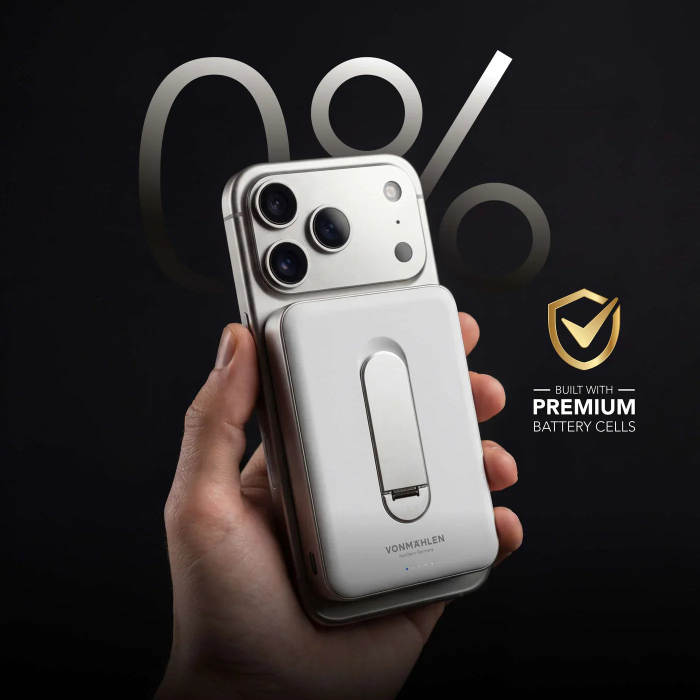 Vonmahlen Evergreen Mag 10000 Mah + Kickstand White