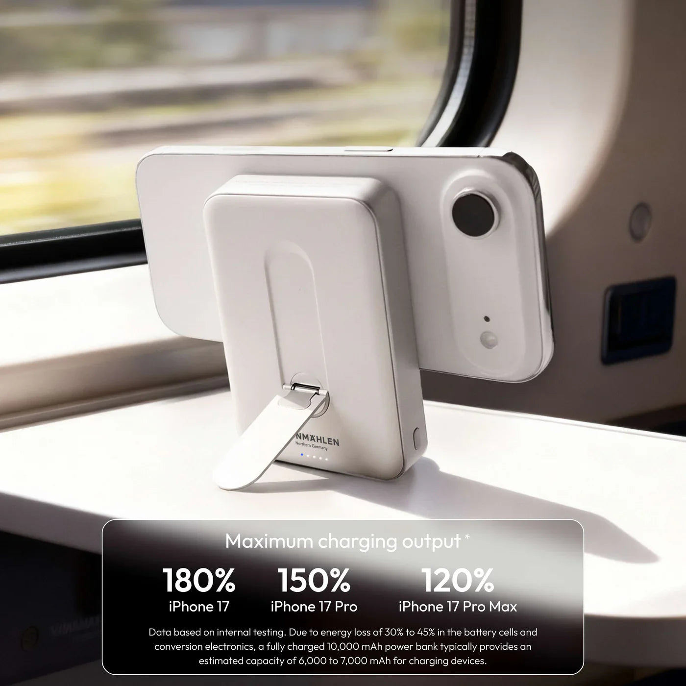 Vonmahlen Evergreen Mag 10000 Mah + Kickstand White