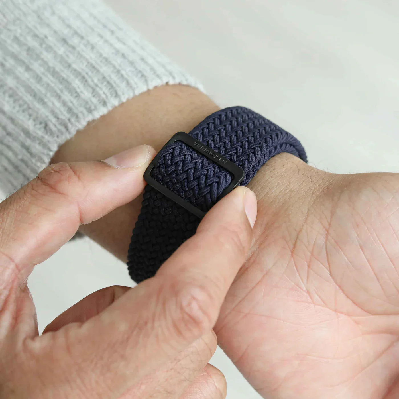 Vonmahlen Woven Loop One Size Navy Black (For Apple Watch 44 | 45 | 46 | 49Mm)