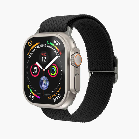 Vonmahlen Woven Loop One Size Cream Black (For Apple Watch 44 | 45 | 46 | 49Mm)