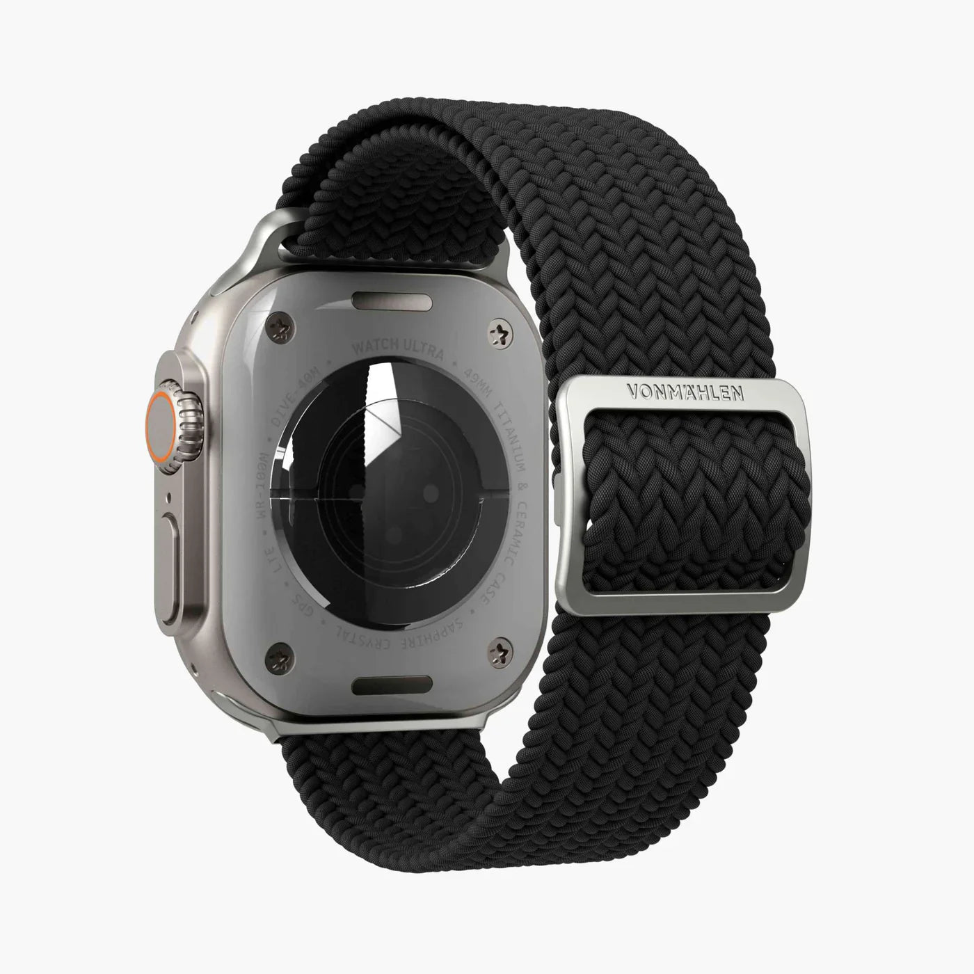 Vonmahlen Woven Loop One Size Cream Black (For Apple Watch 44 | 45 | 46 | 49Mm)