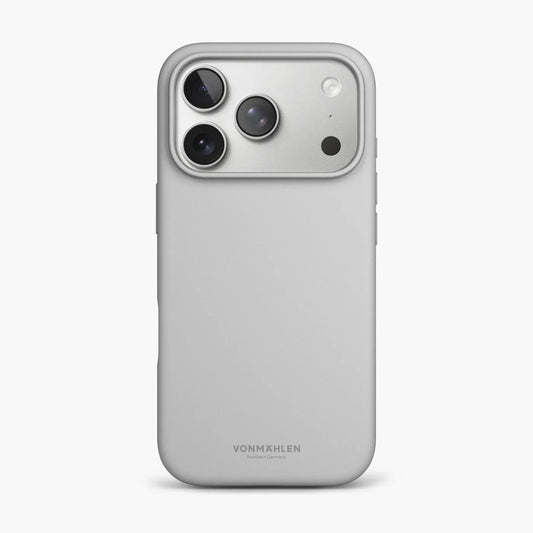 Vonmahlen Soft Silicone Case Iphone 17 Pro Light Gray