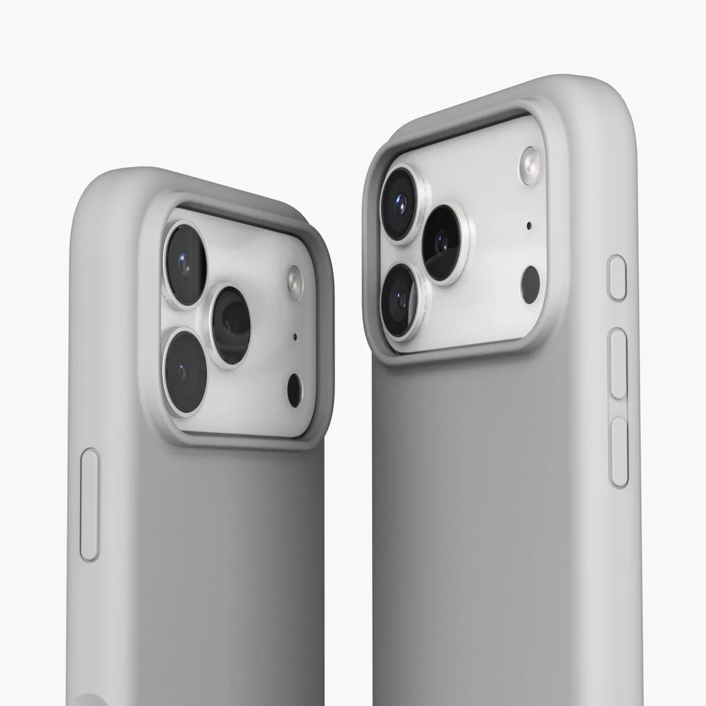 Vonmahlen Soft Silicone Case Iphone 17 Pro Light Gray