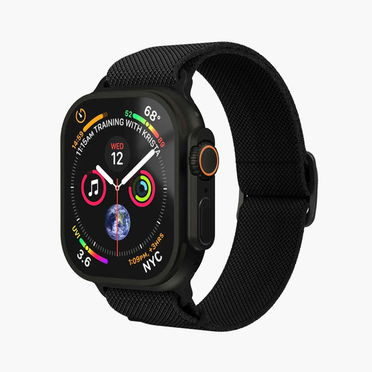 Vonmahlen Classic Nylon Loop One Size All Black (For Apple Watch 44 | 45 | 46 | 49Mm)