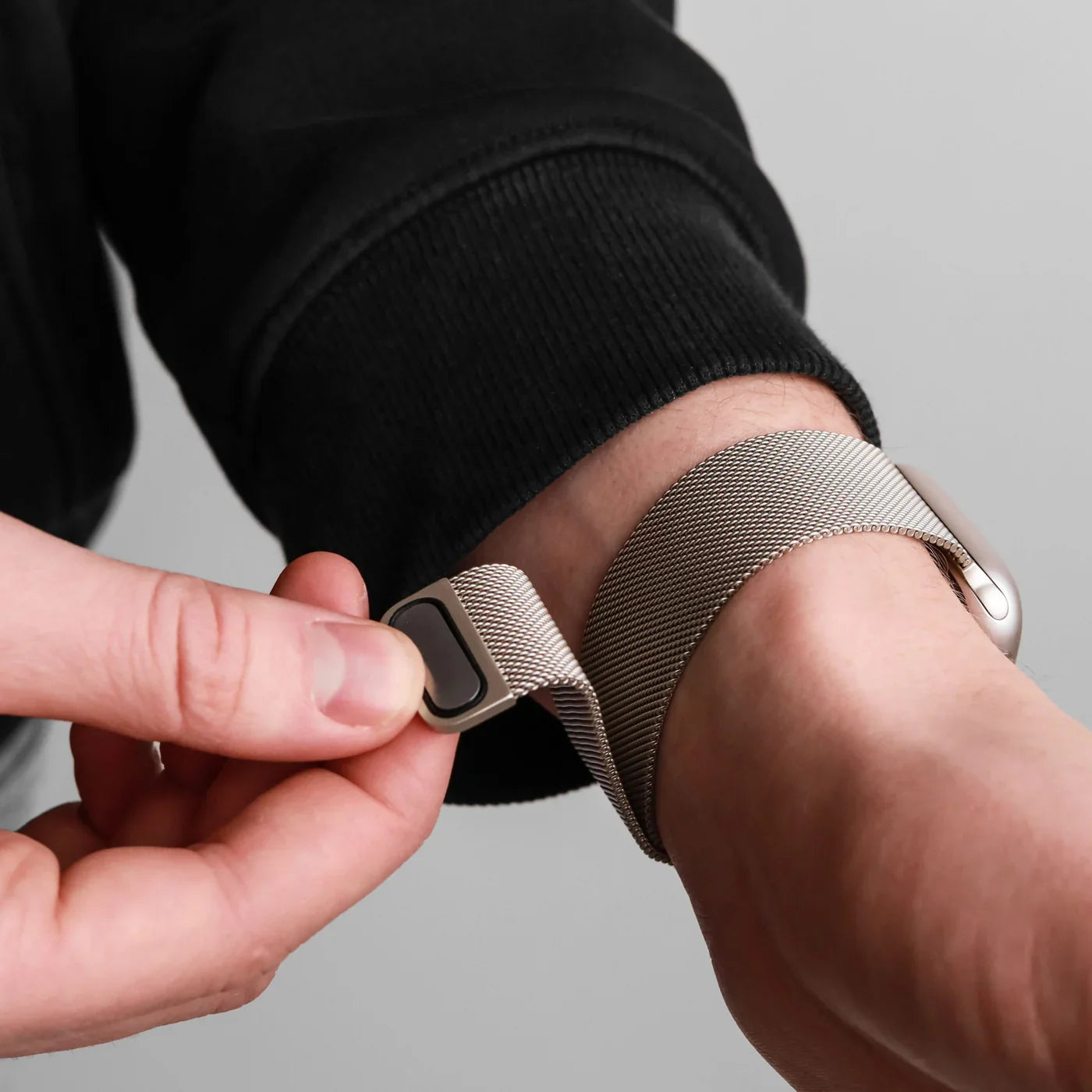 Vonmahlen Milanese Loop 2 One Size Champagne (For Apple Watch 44 | 45 | 46 | 49Mm)
