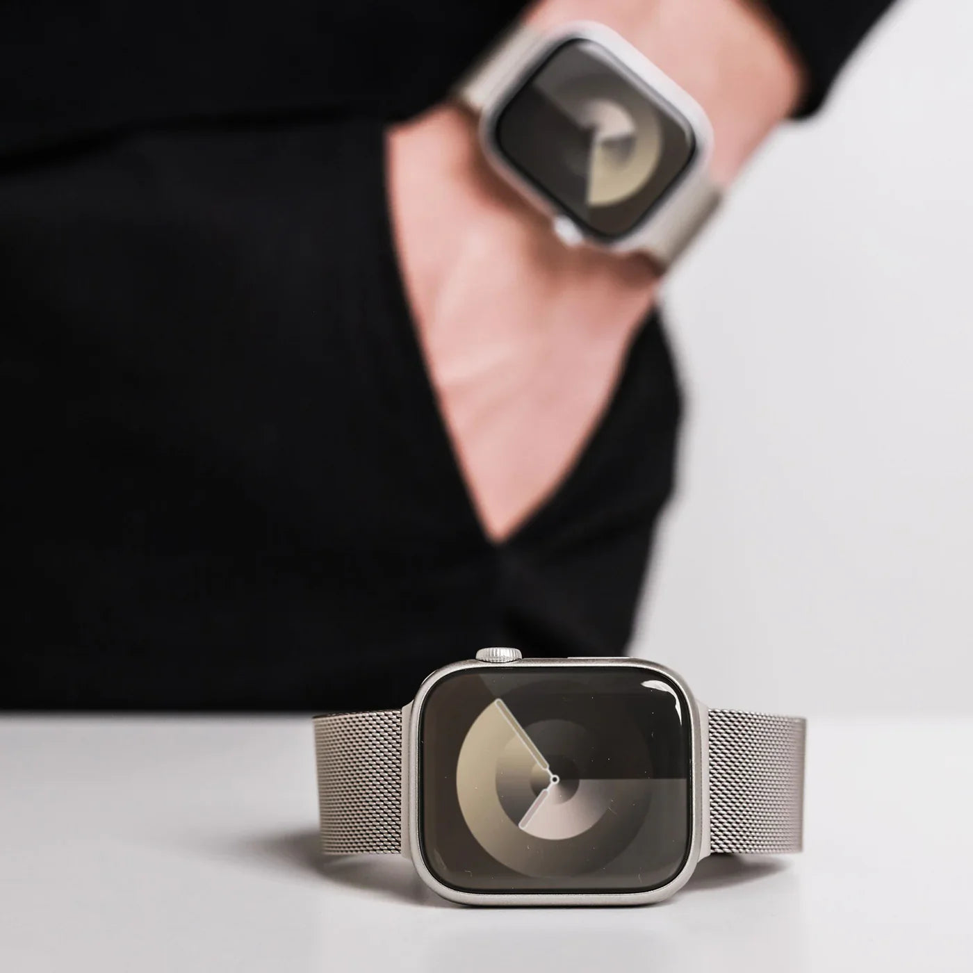 Vonmahlen Milanese Loop 2 One Size Champagne (For Apple Watch 44 | 45 | 46 | 49Mm)