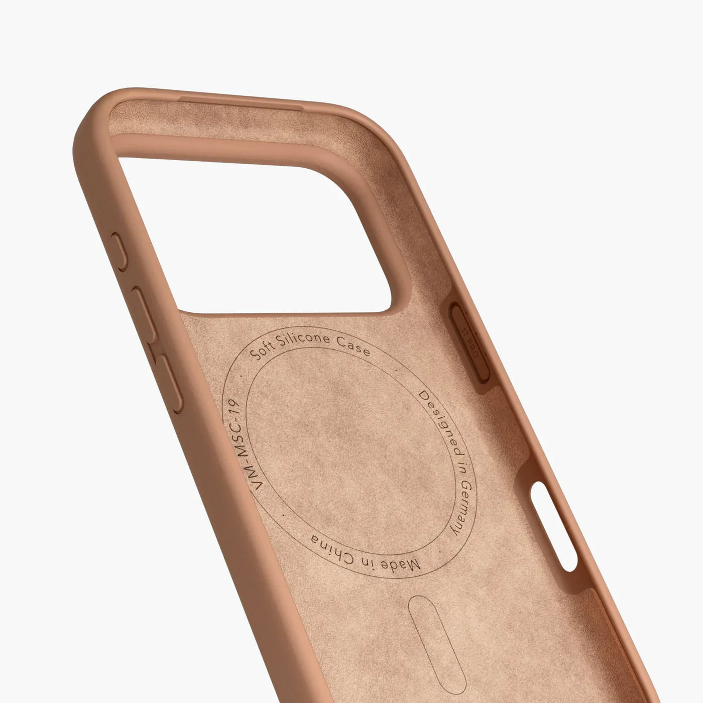 Vonmahlen Soft Silicone Case Iphone 17 Pro Dark Cream