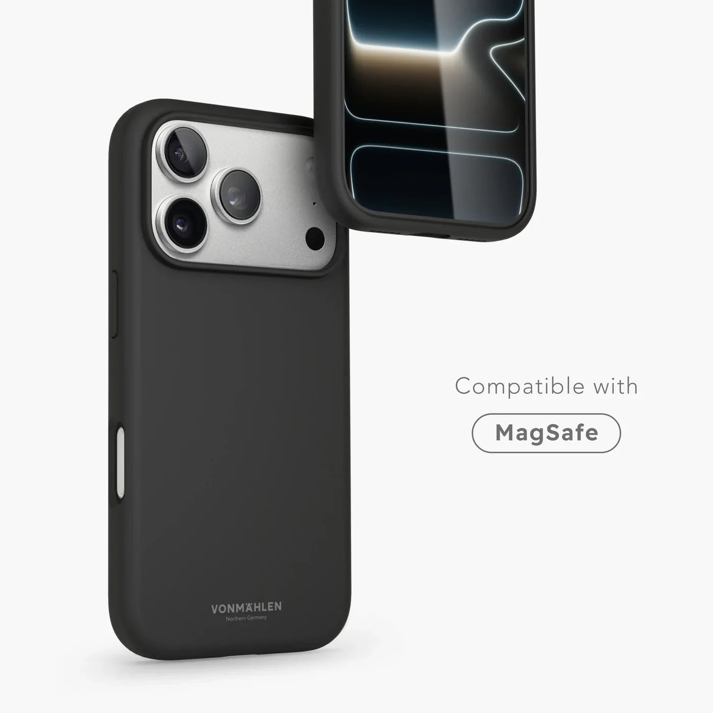 Vonmahlen Soft Silicone Case Iphone 17 Pro Black