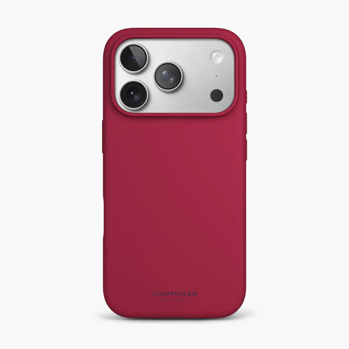 Vonmahlen Soft Silicone Case Iphone 17 Pro Max Dark Red