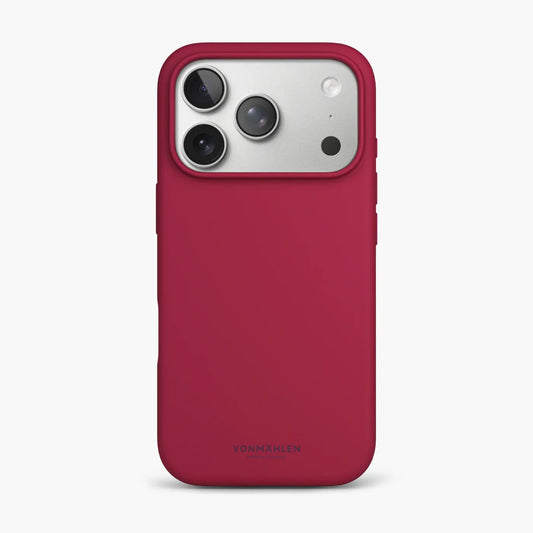 Vonmahlen Soft Silicone Case Iphone 17 Pro Max Dark Red