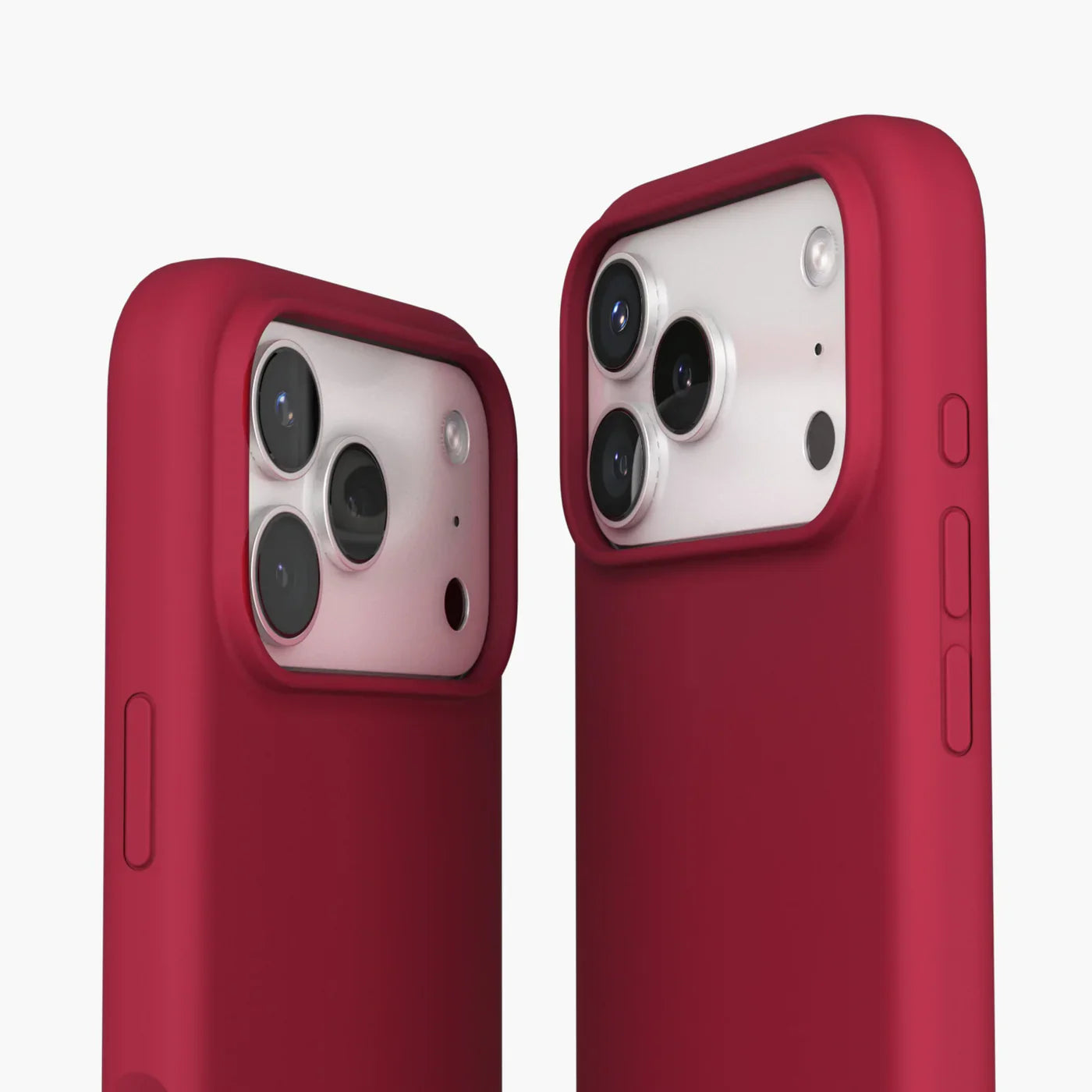 Vonmahlen Soft Silicone Case Iphone 17 Pro Max Dark Red