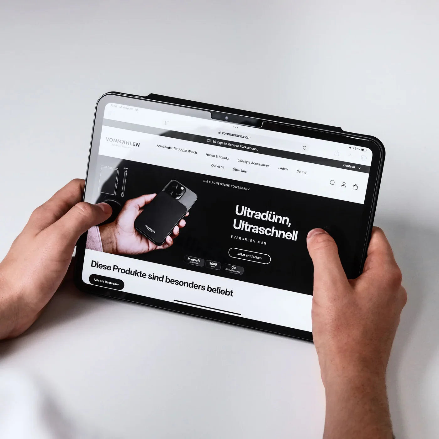 Vonmahlen Foldable Folio For Ipad Ipad 11 Black