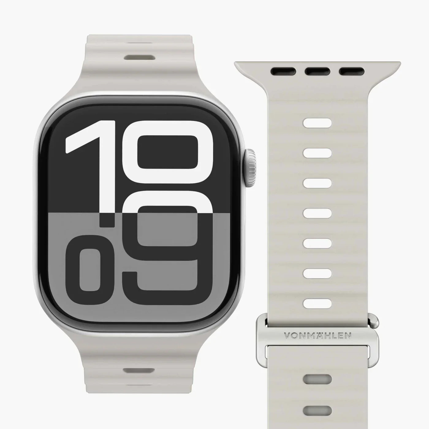 Vonmahlen Wave Band 2 One Size Cream ( For Apple Watch 38 | 40 | 41Mm)