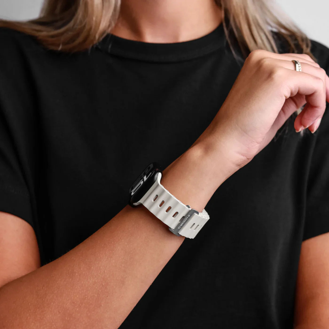 Vonmahlen Wave Band 2 One Size Cream ( For Apple Watch 38 | 40 | 41Mm)