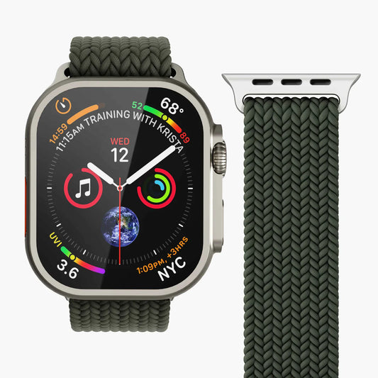 Vonmahlen Woven Loop One Size Olive (For Apple Watch 42 | 44 | 45 | 49Mm)