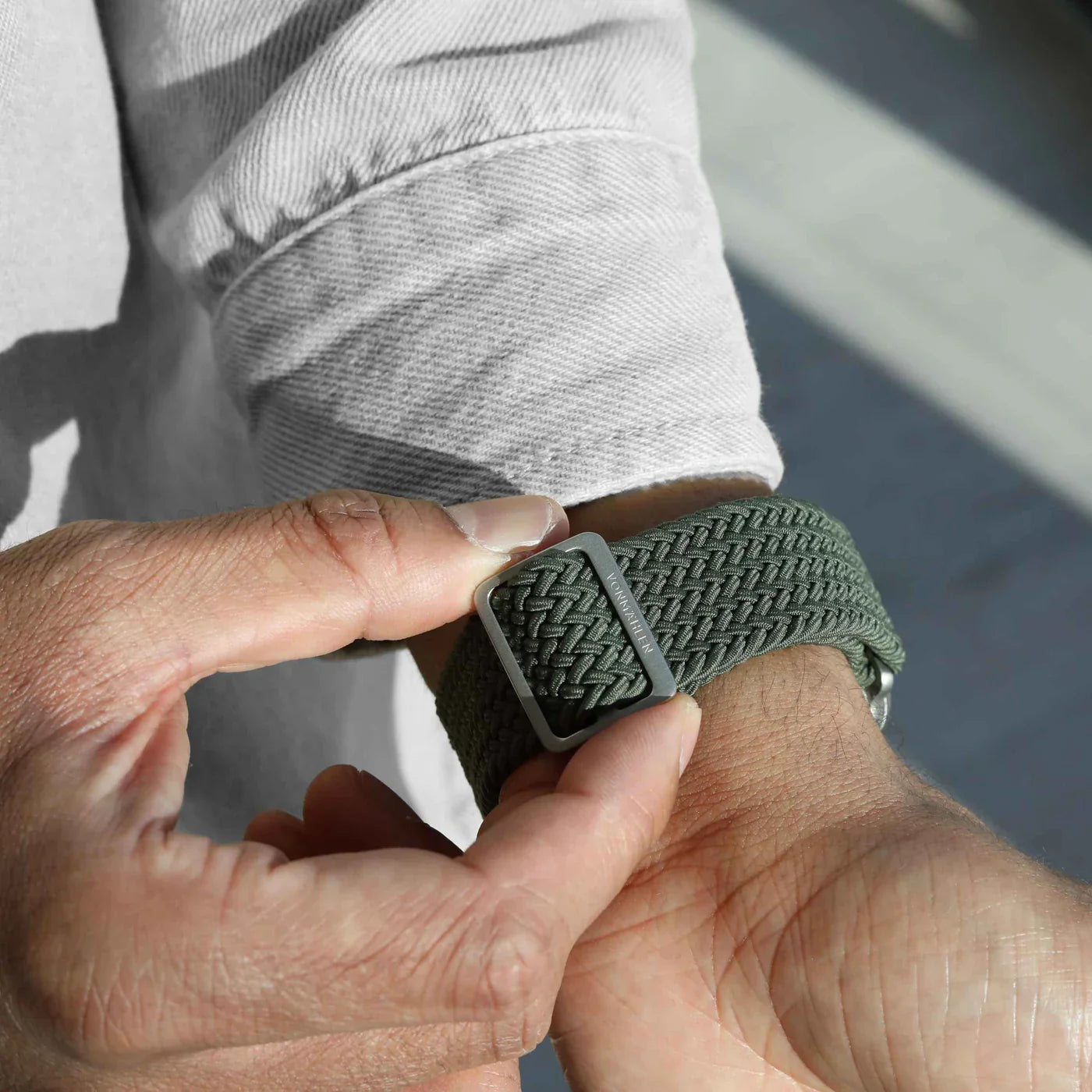 Vonmahlen Woven Loop One Size Olive (For Apple Watch 42 | 44 | 45 | 49Mm)
