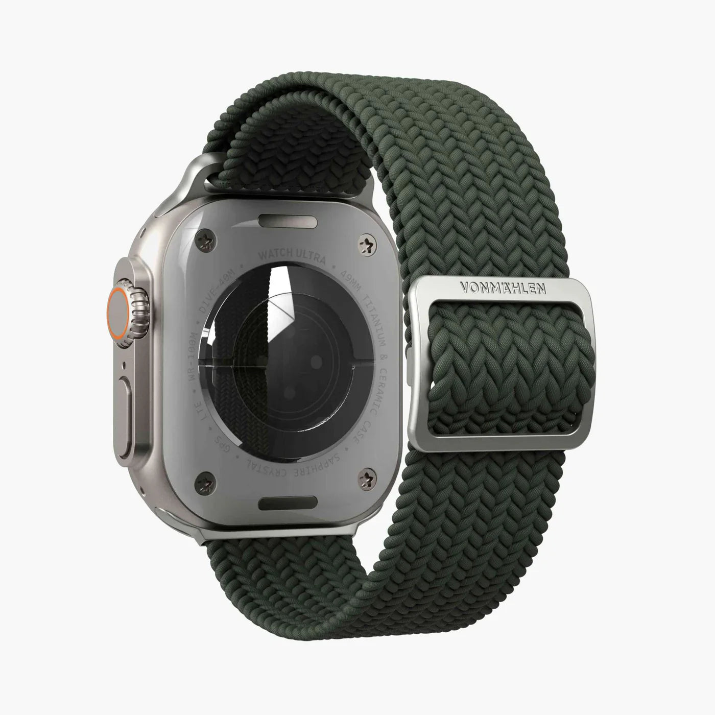Vonmahlen Woven Loop One Size Olive (For Apple Watch 42 | 44 | 45 | 49Mm)
