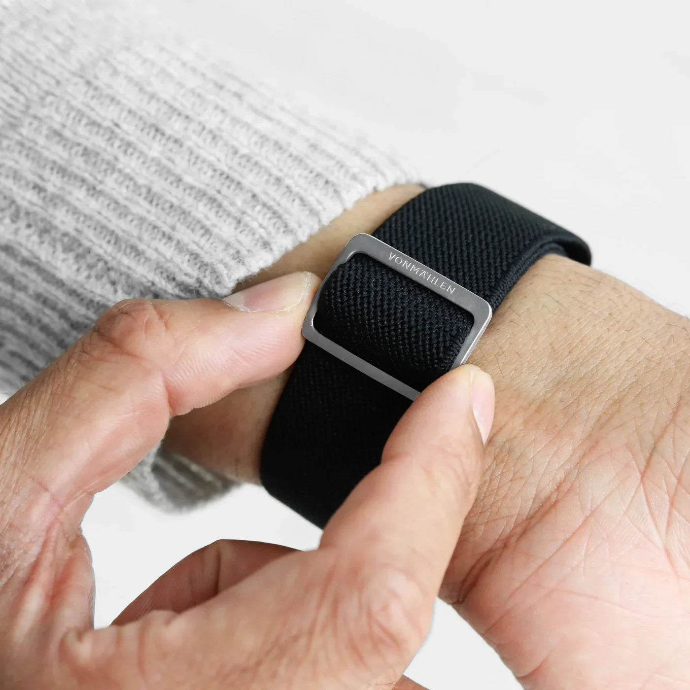 Vonmahlen Classic Nylon Loop One Size Black (For Apple Watch 38 | 40 | 41Mm)