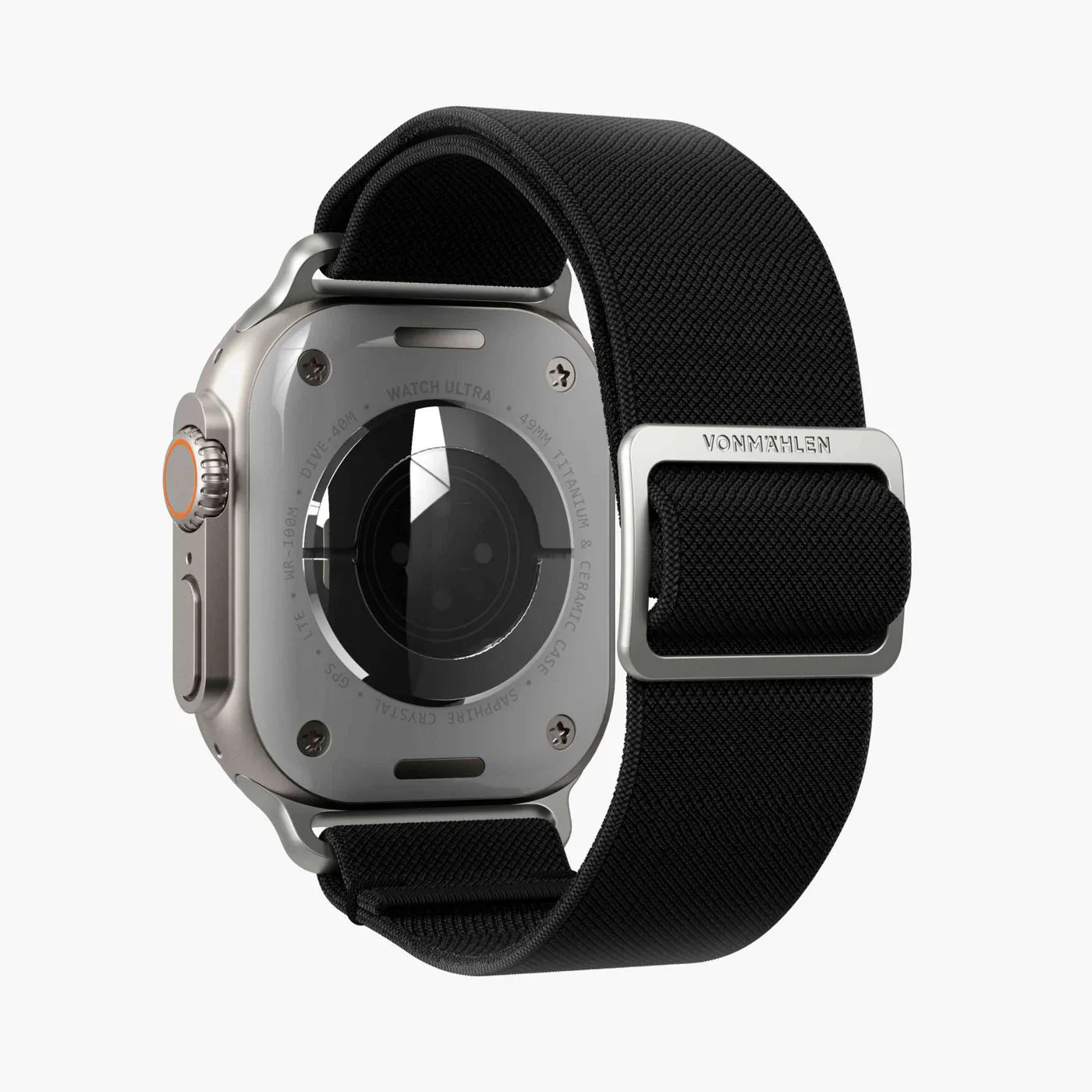 Vonmahlen Classic Nylon Loop One Size Black (For Apple Watch 38 | 40 | 41Mm)